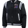 Buffalo Bills Black Satin Jacket