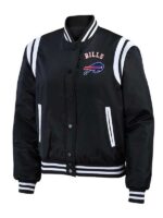 Buffalo Bills Black Satin Jacket