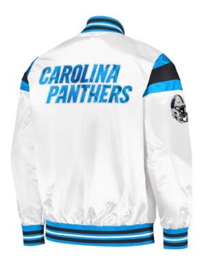 Carolina Panthers Midweight White Jacket