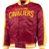 Cleveland Cavaliers Maroon Satin Jacket