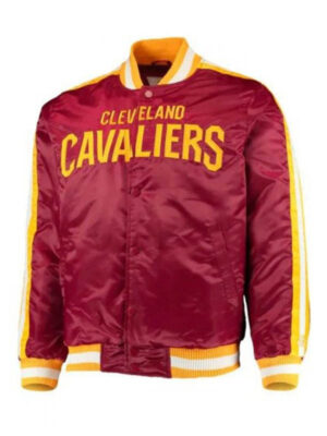 Cleveland Cavaliers Maroon Satin Jacket