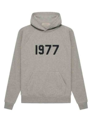 Essentials 1977 Dark Grey Pullover Hoodie