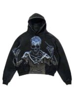 Halloween Punk Goth Pullover Hoodie