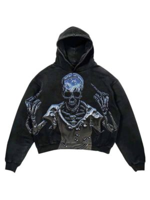 Halloween Punk Goth Pullover Hoodie