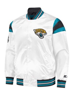 NFL Jaguars Satin Varsity Jacket