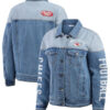 KC Chiefs Blue Football Denim Jacket