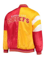 Kansas City Chiefs Red and Yellow Varsity Jacket