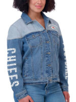 Unisex Kansas City Chiefs Full-Button Denim Jacket