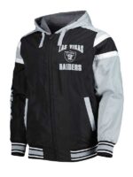 Las Vegas Riders Black And Grey Zipper Jacket