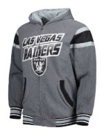 Riders Grey Zipper Hooded Jacket