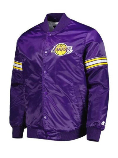 Purple Los Angeles Lakers Pick And Roll Jacket