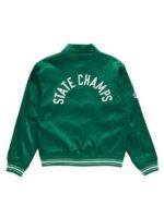 Maxine Minx Mia Goth Green Varsity Jacket