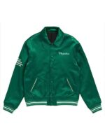 Maxine Minx Mia Goth Green Varsity Jacket