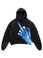 Middle Finger X-Ray Pullover Hoodie