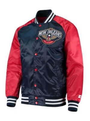 New Orleans Pelicans Full-Snap Satin Jacket