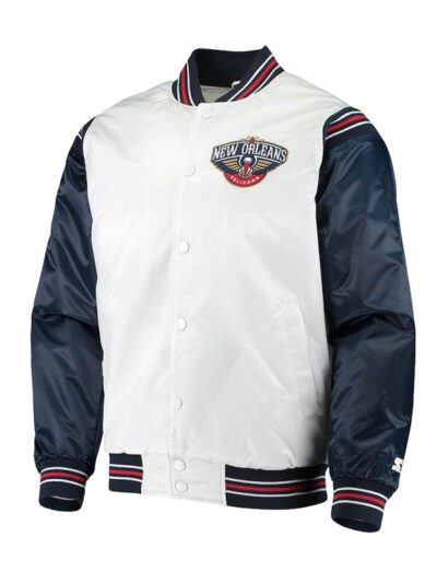 New Orleans Pelicans Full-Snap Satin Jacket