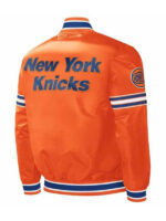 New York Knicks Orange Varsity Jacket