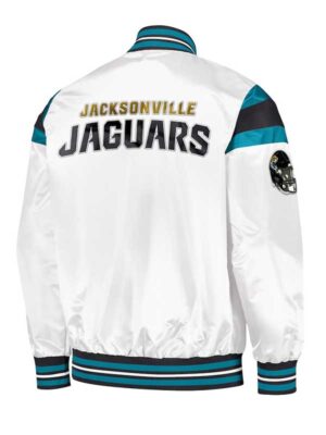 Jacksonville Jaguars Starter White Satin Jacket