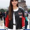 Nina Dobrev Olympic Games Opening Ceremony Leather Jacket