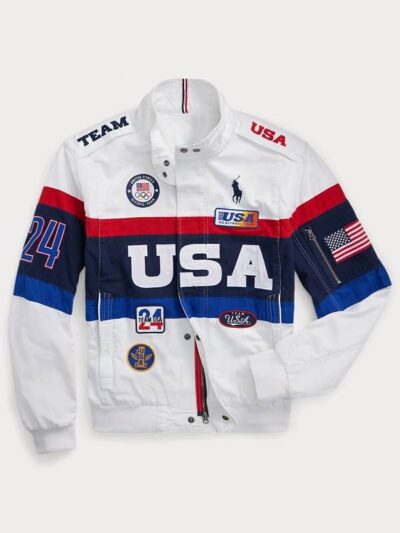 Olympic 2024 Team USA Closing Ceremony White Jacket