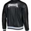 philadelphia-eagles-metallic-black-varsity-jacket-1