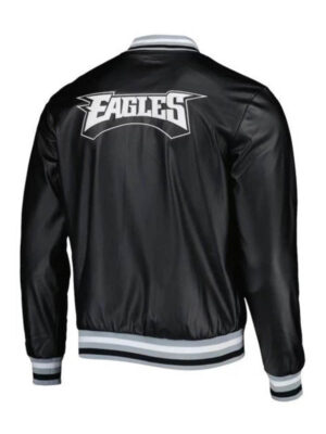 philadelphia-eagles-metallic-black-varsity-jacket-1