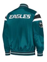 Philadelphia Eagles Midnight Green Satin Jacket