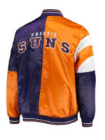 Phoenix Suns Orange and Purple Satin Jacket