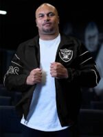 Al Davis Gust Raiders Oxford Jacket