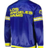 Rams Royal Blue Full-Snap Satin Jacket