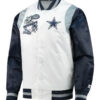 Retro The All American Dallas Cowboys White And Navy Jacket