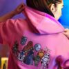 Star Wars Artist Series Pink Zip Up Hoodie