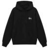 Unisex Stussy Black Fleece Hoodie