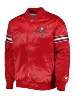 Tampa Bay Buccaneers NFL Red Satin Jacket