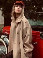 Taylor Swift All Too Well Beige Wool Coat