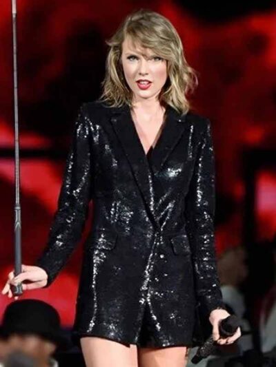 Taylor Swift Bad Blood Black Sequin Blazer Jacket