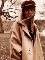 Taylor Swift All Too Well Short Film Beige Wool Coat