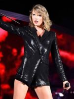 Taylor Swift Black Sequin Jacket