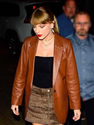 Taylor Swift NYC Brown Blazer