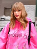 Taylor Swift Pink New York City Oversized Hoodie