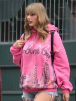 Taylor Swift Pink New York City Pullover Hoodie