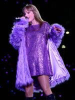 Taylor Swift The Eras Tour Lilac Fur Coat