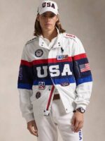 Olympic 2024 Team USA Closing Ceremony White Jacket