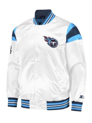 Tennessee Titan Starter White Satin Jacket