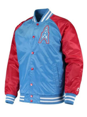 Tennessee Titans Lead Off Light Blue Varsity Jacket