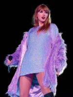 Taylor Swift The Eras Tour Lilac Fur Coat