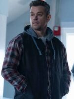 Matt Damon Black Cotton Vest