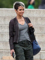 Halle Berry The Union Brown Jacket