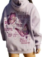 Pink Palm Puff To Live For The Hope Of It All Hoodie