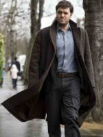 Tv Series C.B Strike S03 Tom Burke Brown Coat